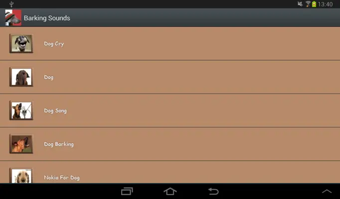 Barking Dog Sounds android App screenshot 11