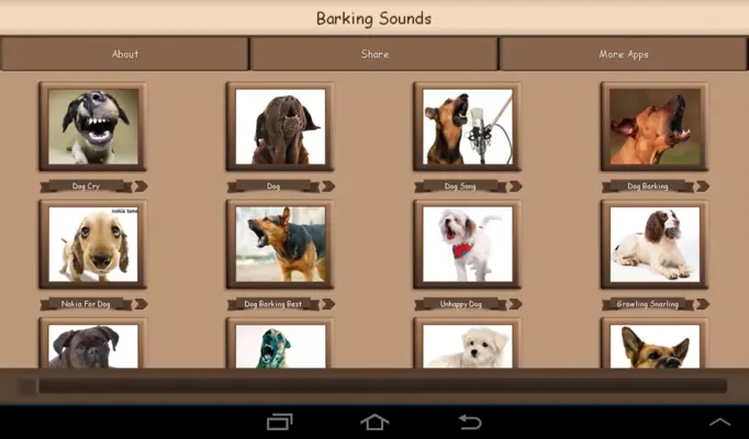 Barking Dog Sounds android App screenshot 13