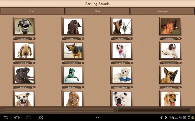 Barking Dog Sounds android App screenshot 21